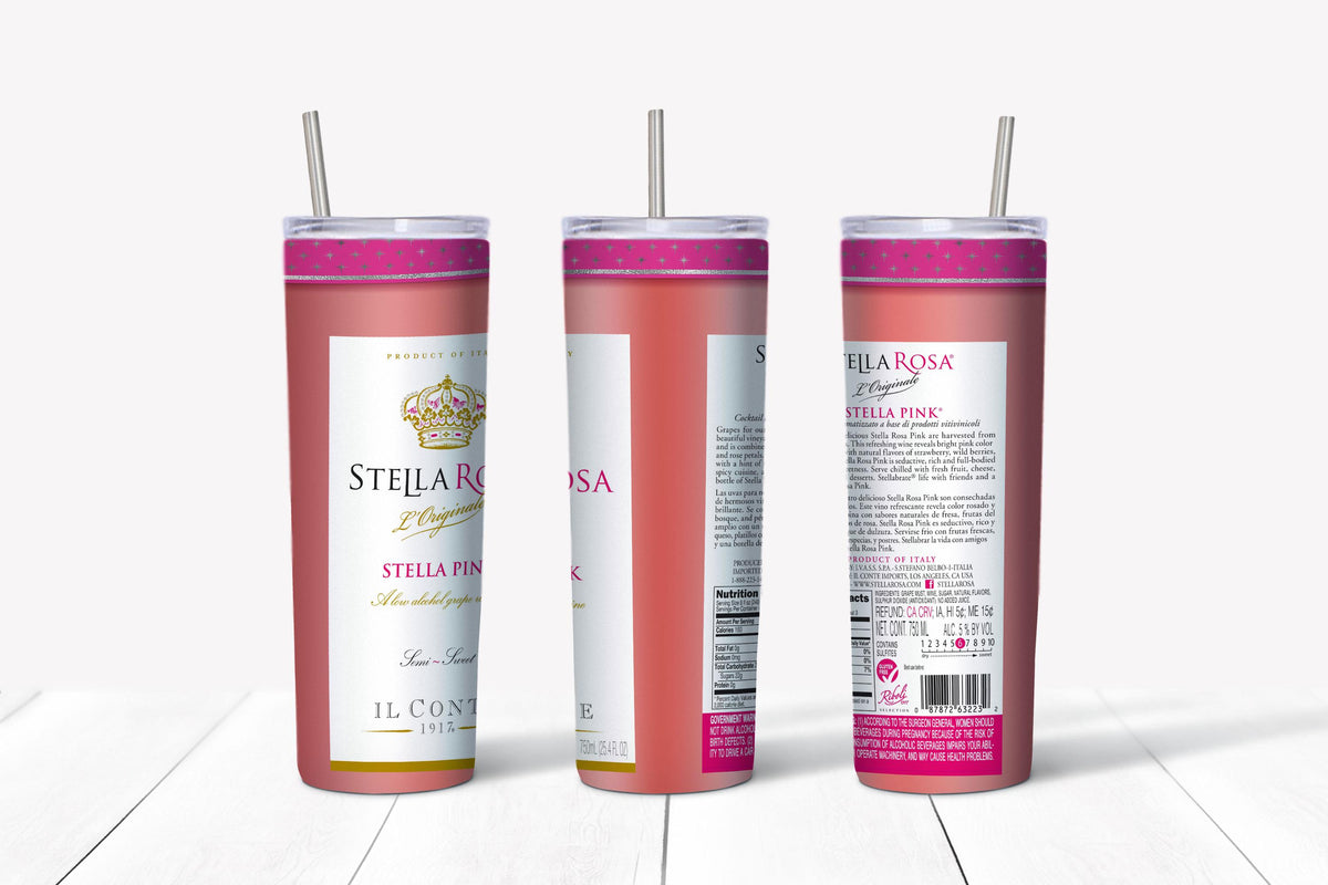 Stella Tumbler Design, 20 oz Skinny Tumbler Design, Sublimation Image, Tumbler Wrap, 20oz Tumbler Wrap