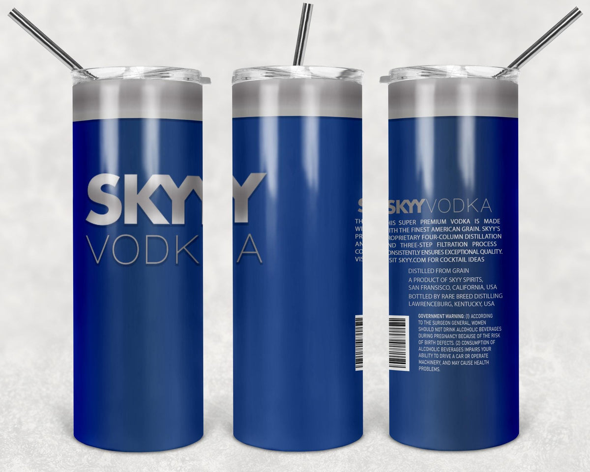 Sky Tumbler Design, 20 oz Skinny Tumbler Design, Sublimation Image, Tumbler Wrap, 20oz Tumbler Wrap