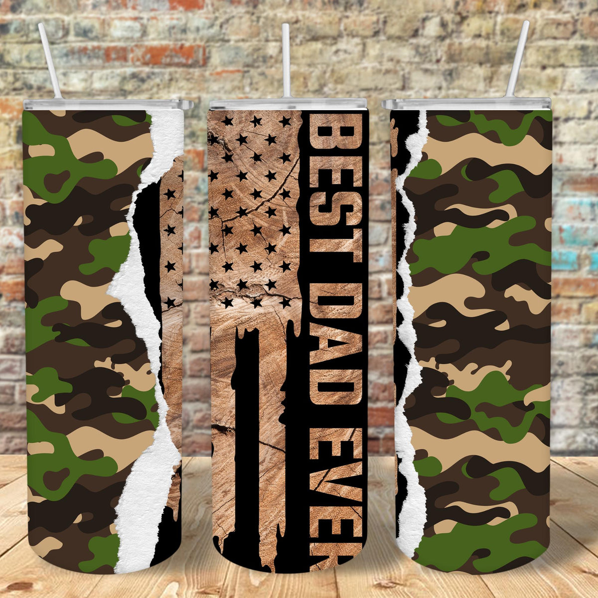 Best Dad Ever Design, 20 oz Skinny Tumbler Design, Sublimation Image, Tumbler Wrap, 20oz Tumbler Wrap