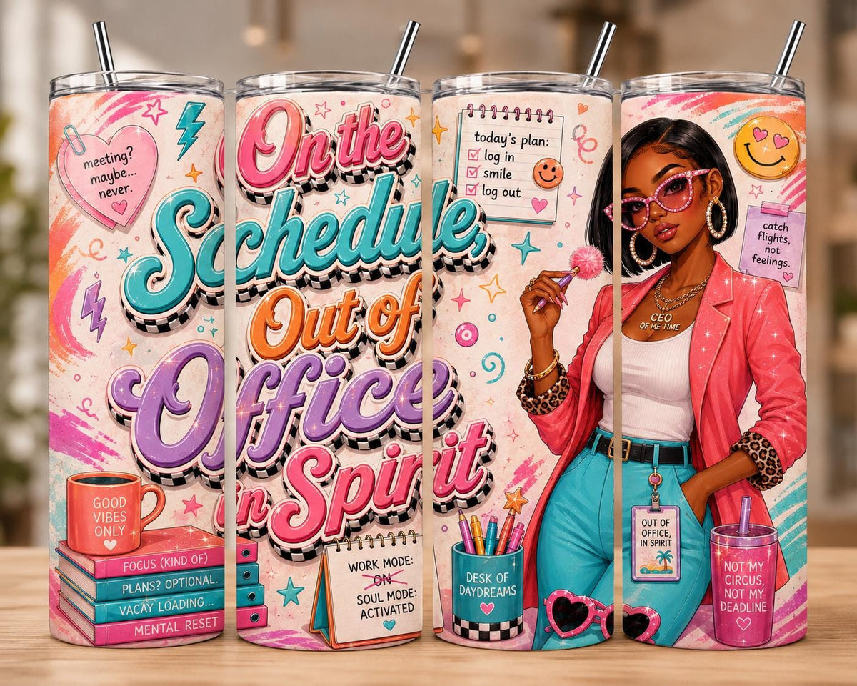 On The Schedule Tumbler Wrap