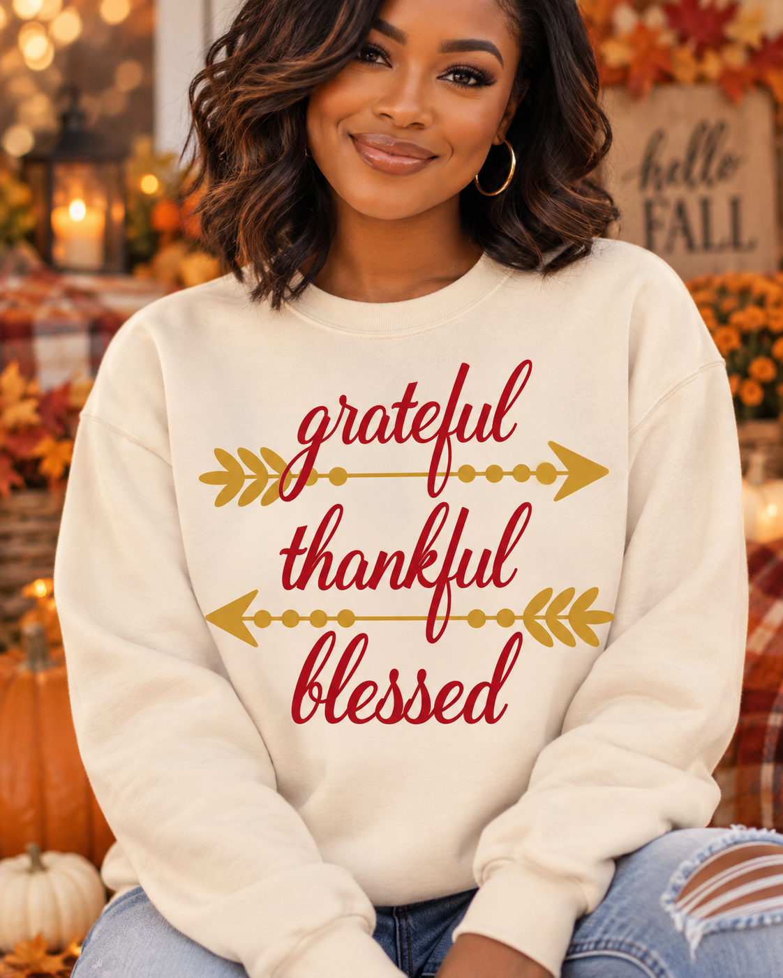 Grateful Thankful Blessed