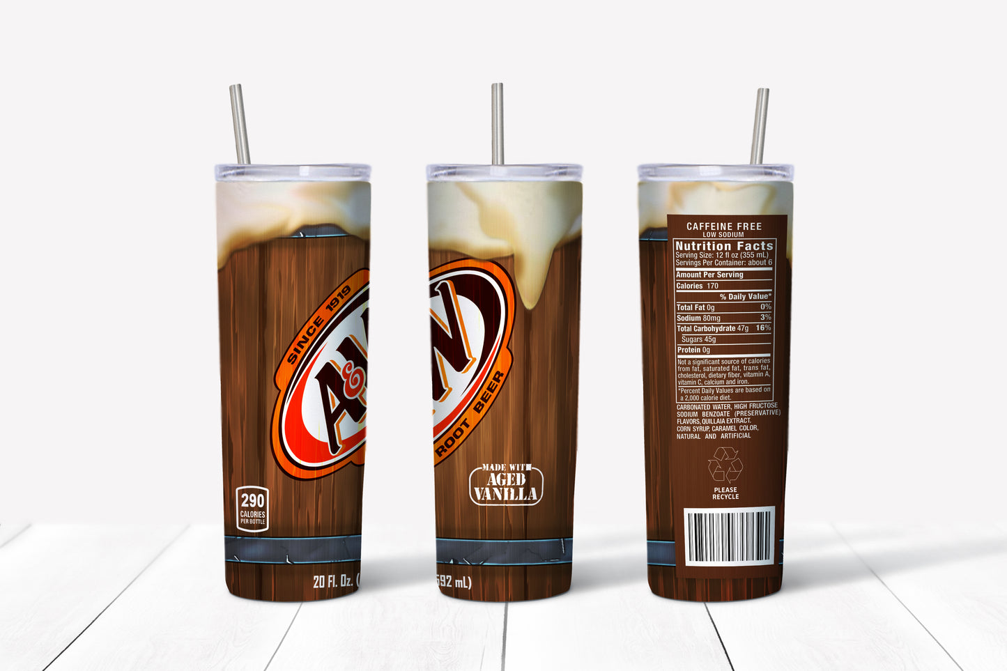AW Root Beer Can