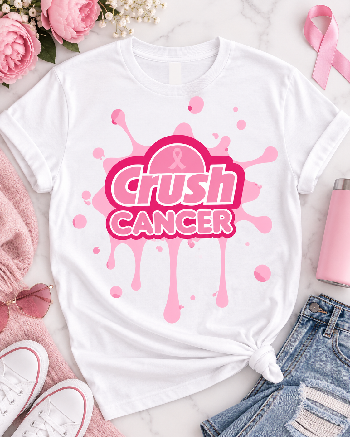 Crush Cancer SVG