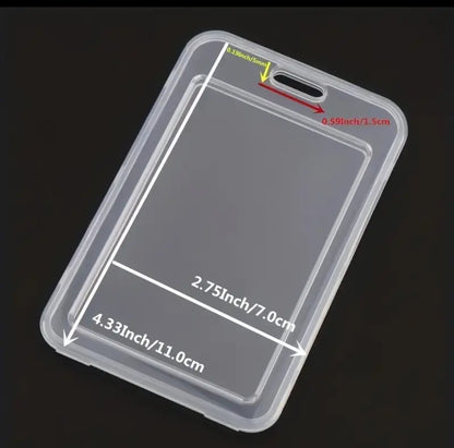 Clear ID Badge Case