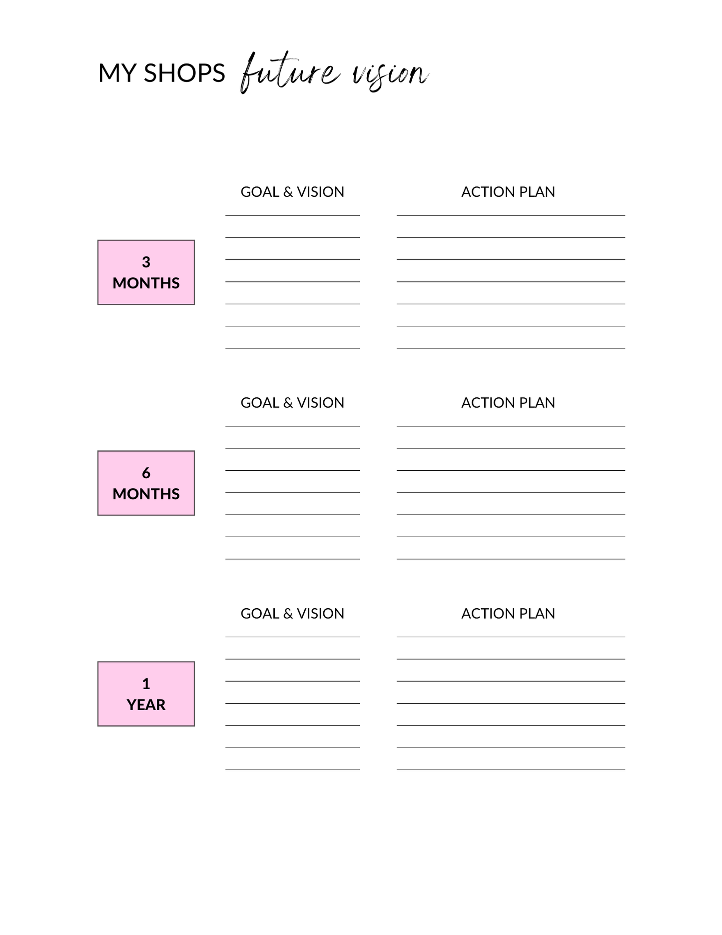 The Business Planner for a Girl Boss (PLR)