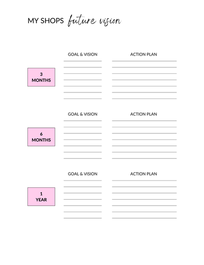 The Business Planner for a Girl Boss (PLR)