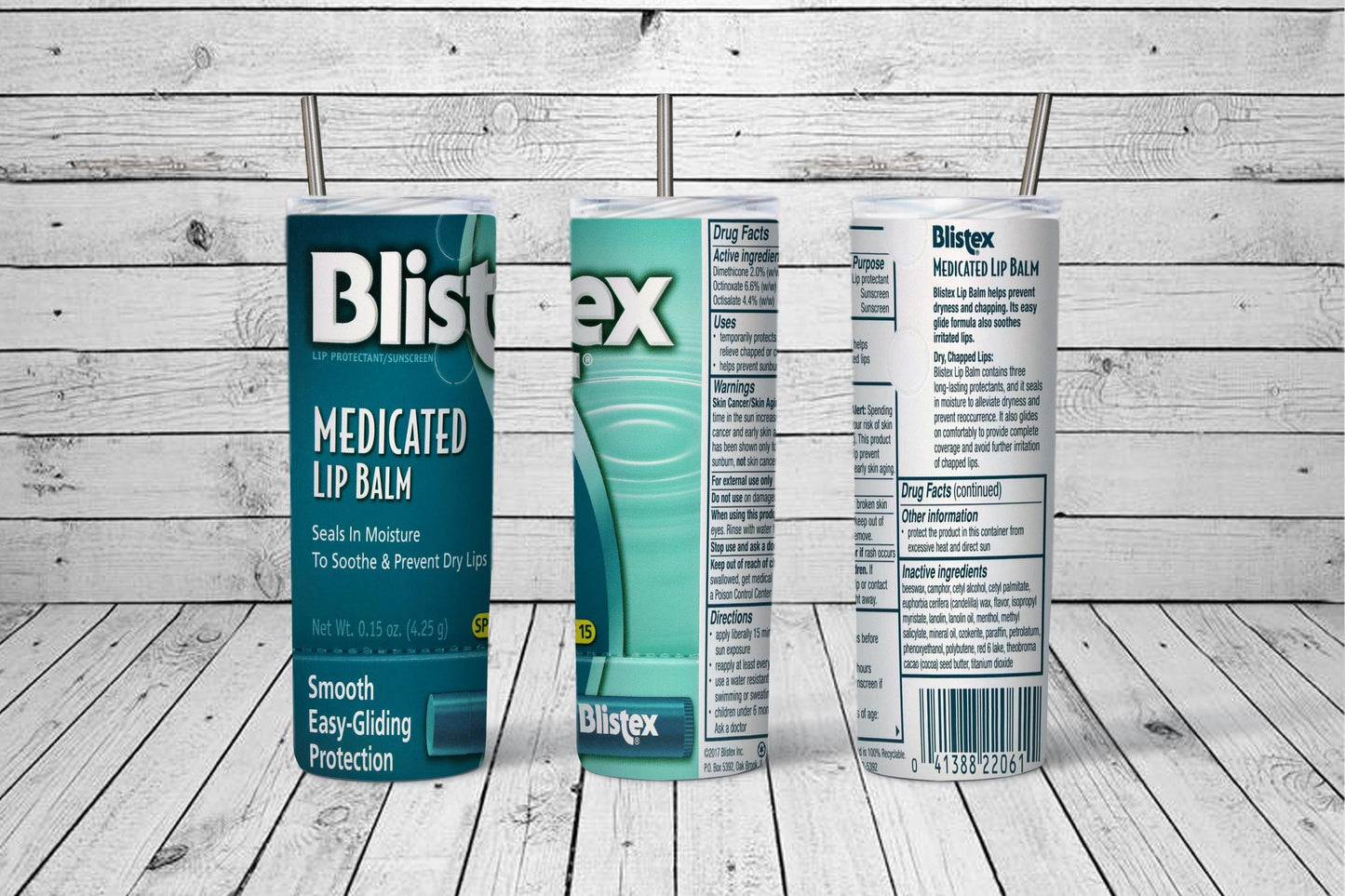 Blistex Tumbler Design, 20 oz Skinny Tumbler Design, Sublimation Image, Tumbler Wrap, 20oz Tumbler Wrap