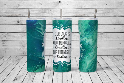 Our Laughs Tumbler Design, 20 oz skinny tumbler design, sublimation image, tumbler wrap,