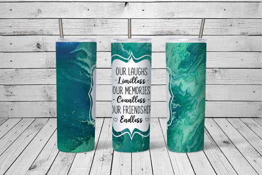 Our Laughs Tumbler Design, 20 oz skinny tumbler design, sublimation image, tumbler wrap,