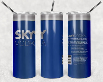 Sky Tumbler Design, 20 oz Skinny Tumbler Design, Sublimation Image, Tumbler Wrap, 20oz Tumbler Wrap