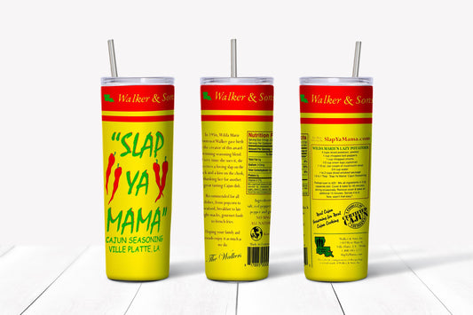 Slap Ya Mama Tumbler Design, 20 oz Skinny Tumbler Design, Sublimation Image, Tumbler Wrap, 20oz Tumbler Wrap