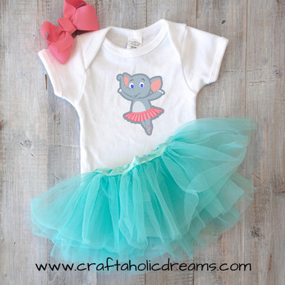 Ballerina Elephant  SVG (Digital Download)