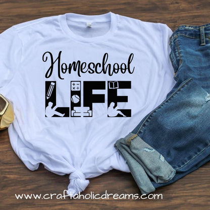 Home School Life SVG (Digital Download)