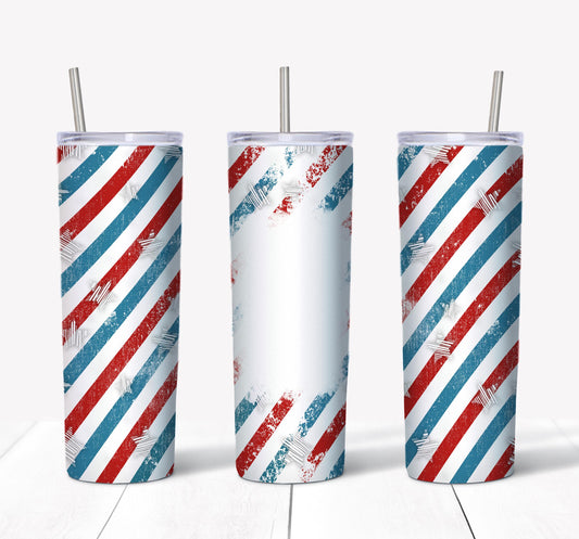 Distressed Stars and Stripes Tumbler Design, 20 oz Skinny Tumbler Design, Sublimation Image, Tumbler Wrap, 20oz Tumbler Wrap