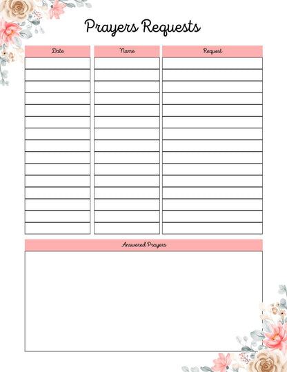 Prayer Journal (PLR)