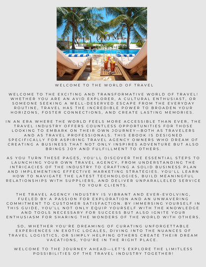 Start a Travel Agency Business (PLR)