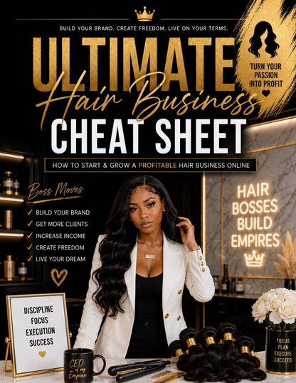 Ultimate Hair Business Cheat Sheet (PLR)