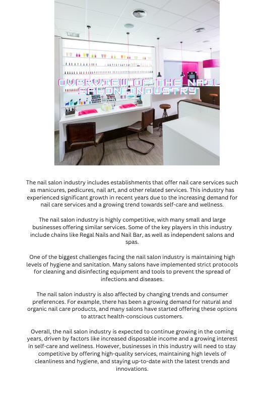 The Nail Salon Master Plan (PLR)