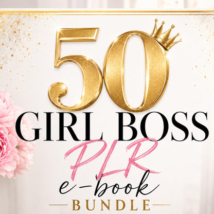 50 Girl Boss PLR eBooks (Digital Download)