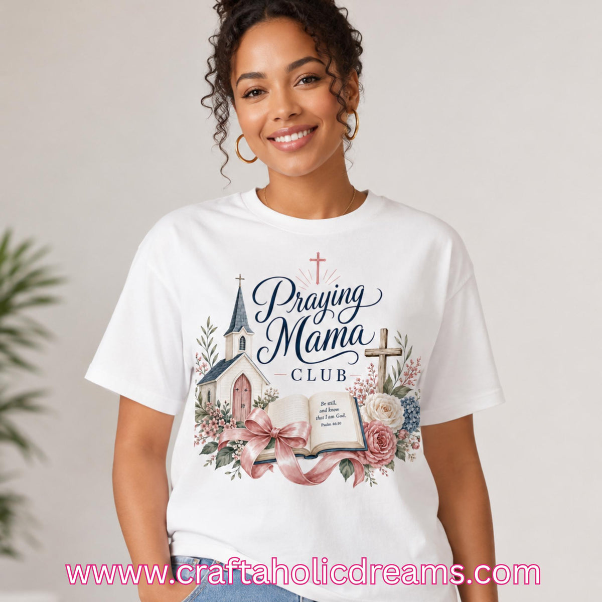 Praying Mama Club PNG  Instant Digital Download