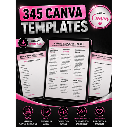 7500 Canva Template Bundle