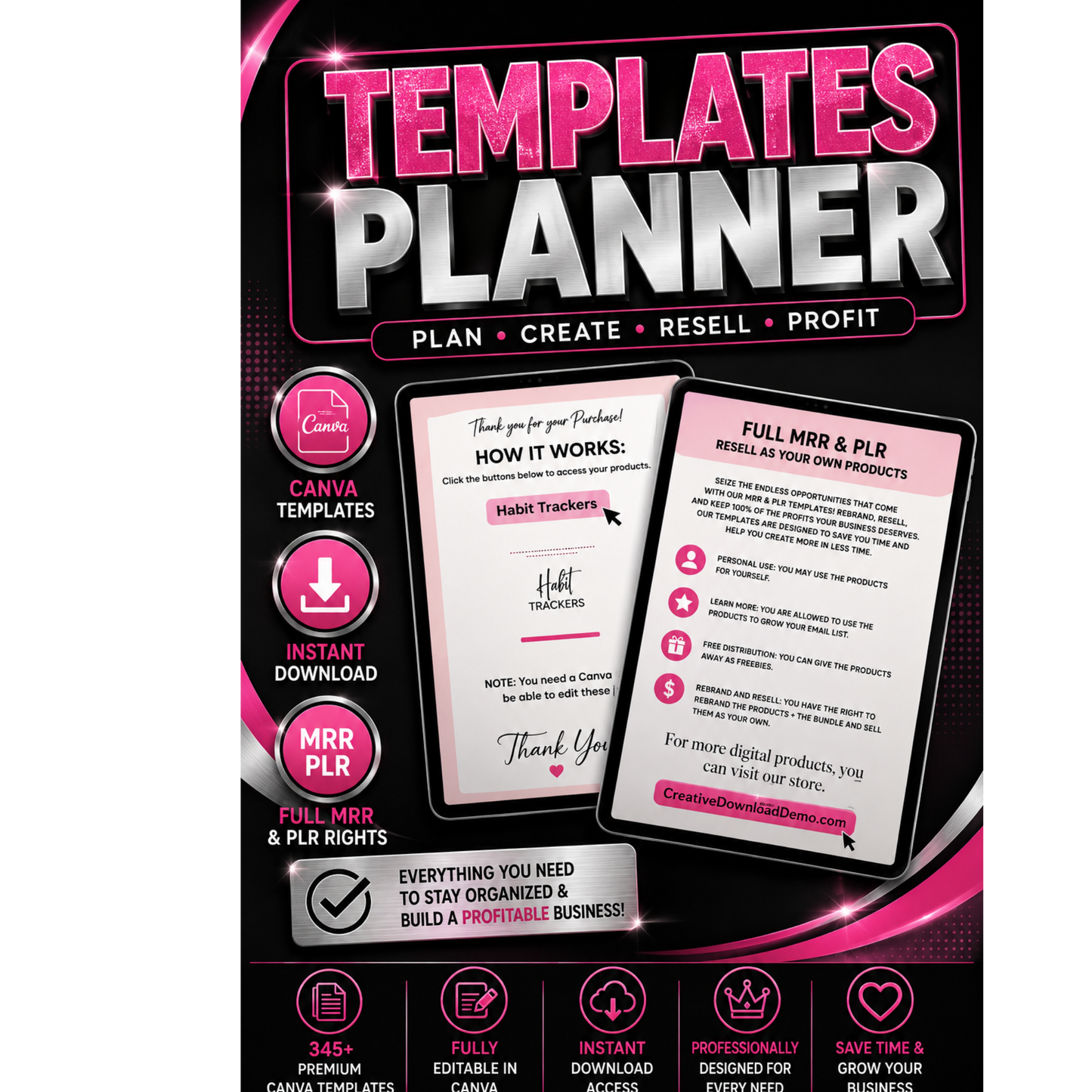 7500 Canva Template Bundle